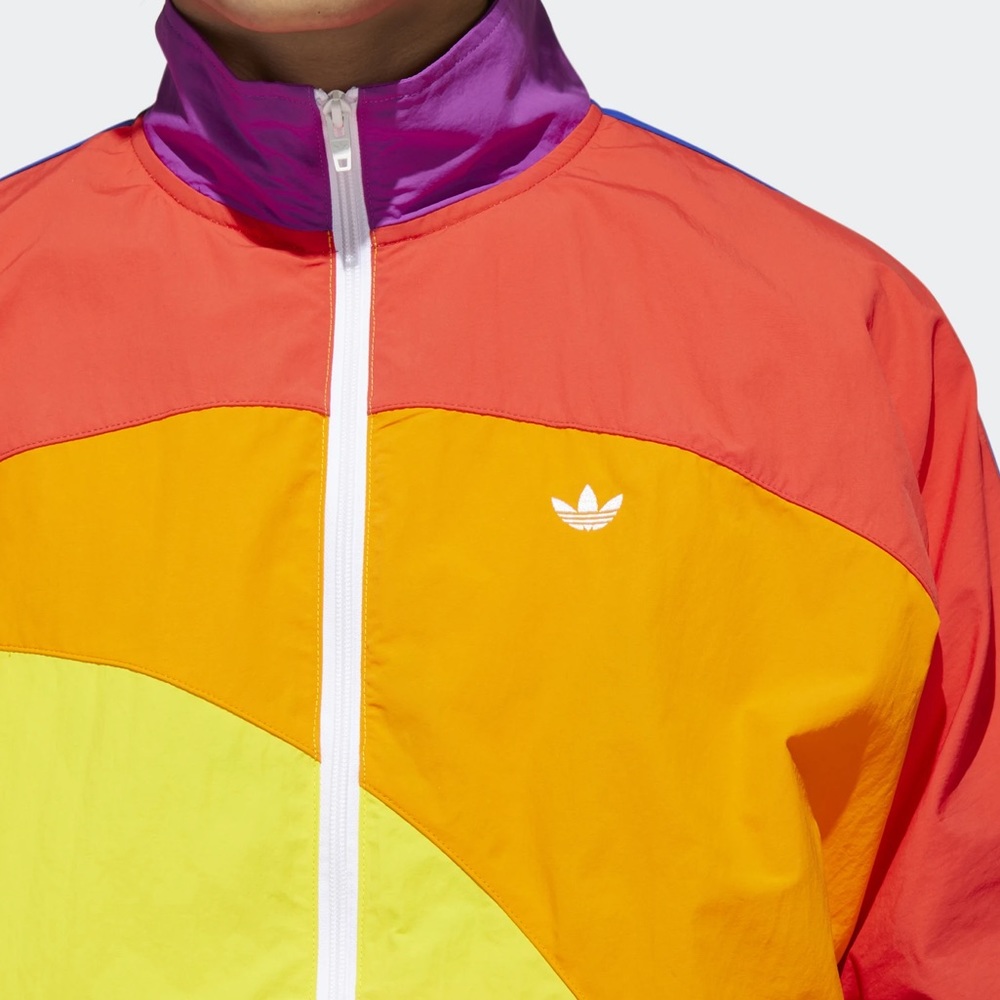 NWT Adidas rainbow pride off center jacket - Picture 8 of 12